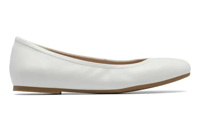 Women ABEO Footwear Dress Promenade Flat White Women ABEO Footwear Dress Promenade Flat White