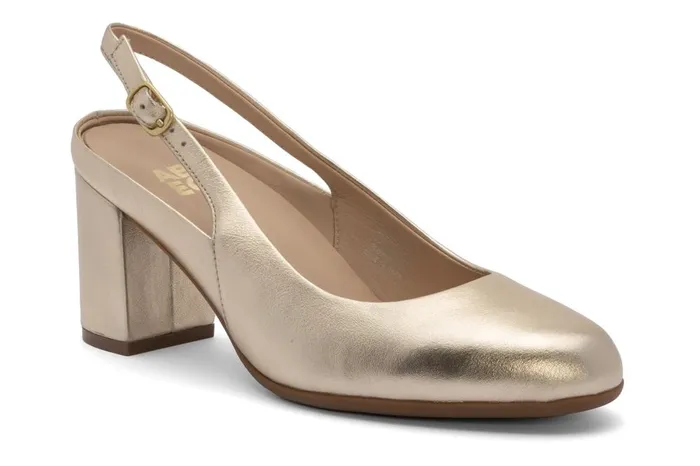 Women ABEO Footwear Dress Tempo Slingback Light Gold
