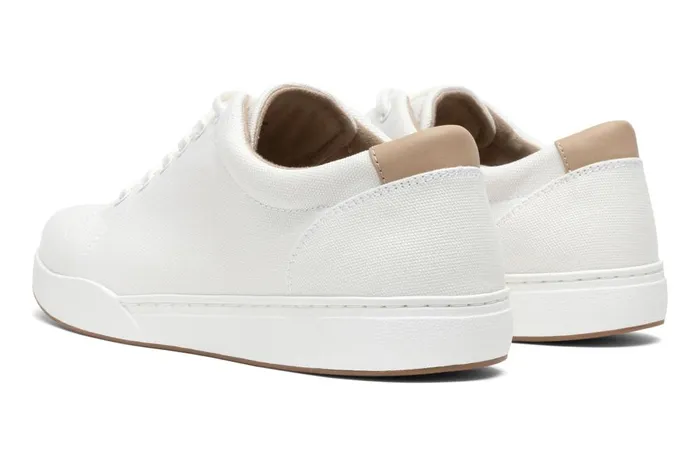 Women ABEO Footwear Sneakers Encore Sneaker White Canvas Women ABEO Footwear Sneakers Encore Sneaker White Canvas