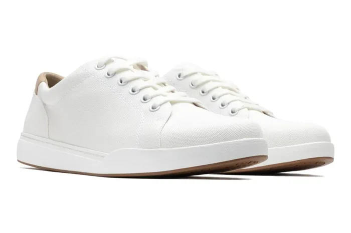 Women ABEO Footwear Sneakers Encore Sneaker White Canvas Women ABEO Footwear Sneakers Encore Sneaker White Canvas