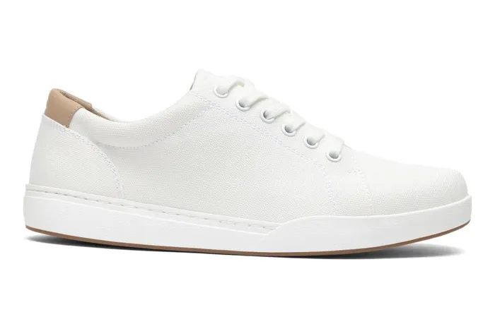Women ABEO Footwear Sneakers Encore Sneaker White Canvas Women ABEO Footwear Sneakers Encore Sneaker White Canvas