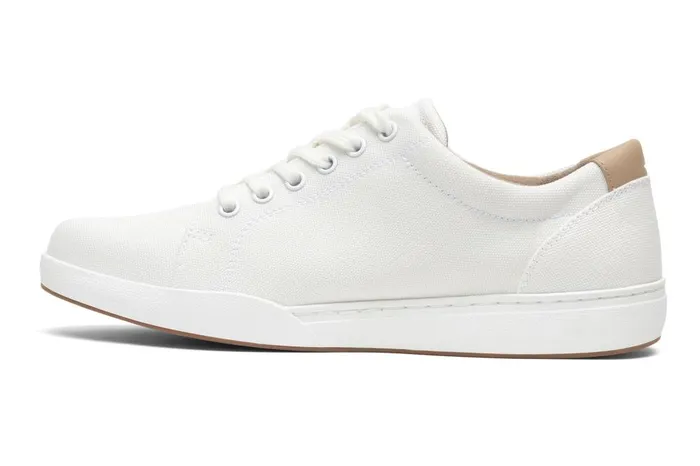 Women ABEO Footwear Sneakers Encore Sneaker White Canvas Women ABEO Footwear Sneakers Encore Sneaker White Canvas