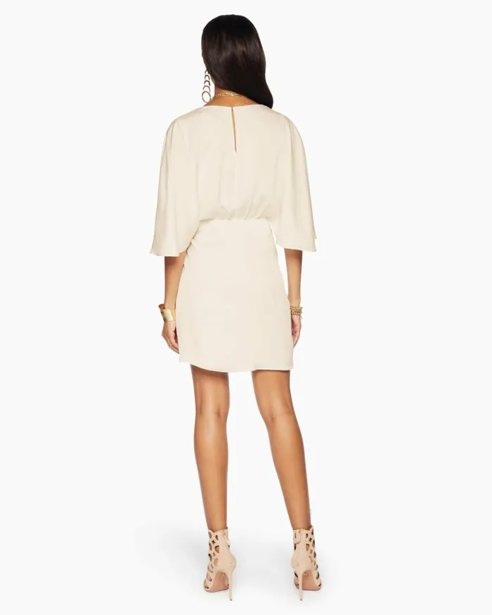 Women Alexis Wrap Mini Dress Black Ramy Brook Dresses