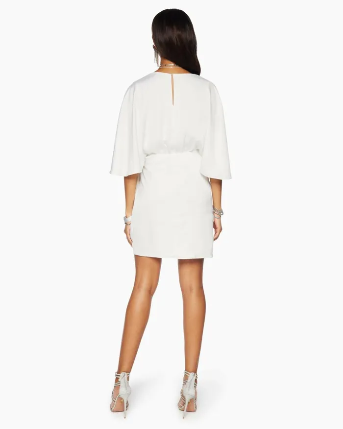 Women Alexis Wrap Mini Dress Black Ramy Brook Dresses