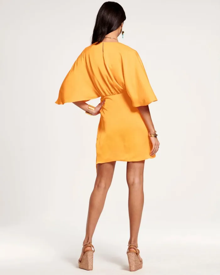 Women Alexis Wrap Mini Dress Black Ramy Brook Dresses