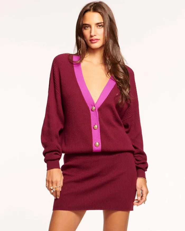 Women Andrea Sweater Dress Mulberry Ramy Brook Dresses