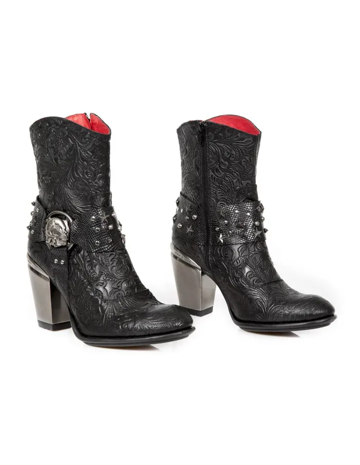 Women Ankle Boot Bull M7988C14 New Rock Heels Women Ankle Boot Bull M7988C14 New Rock Heels