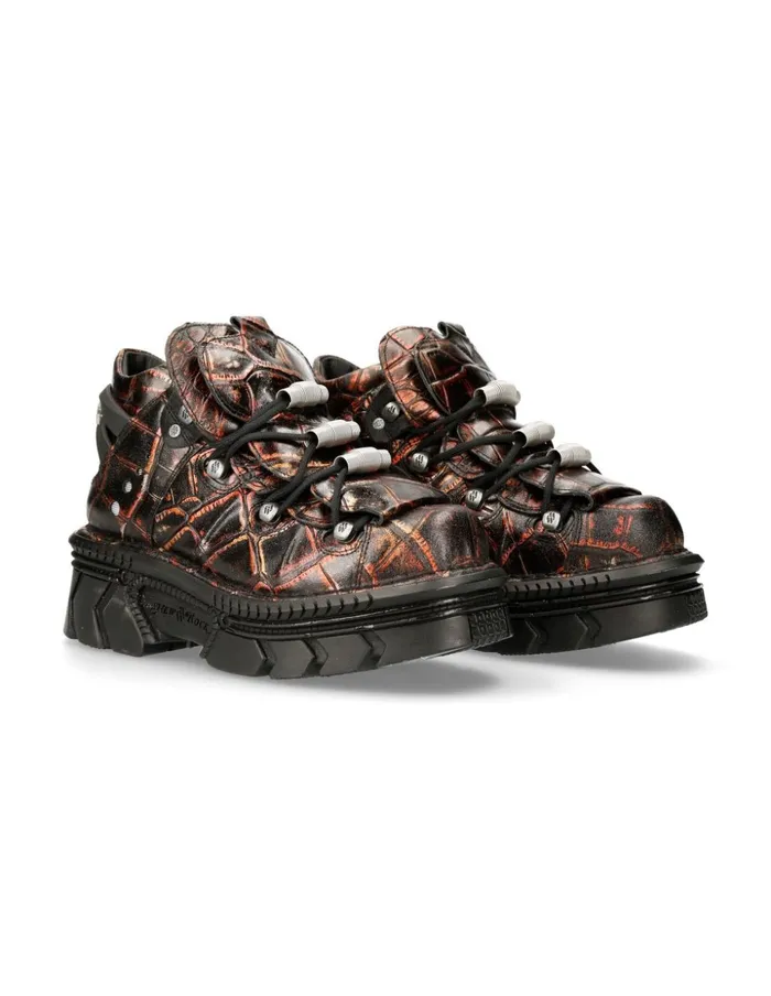 Women Ankle Boot Techno M106mC7 New Rock Platform