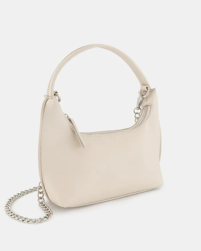 Women ATLANTER CREAM SHOULDER BAG Cross Body Bags NOVO Shoes