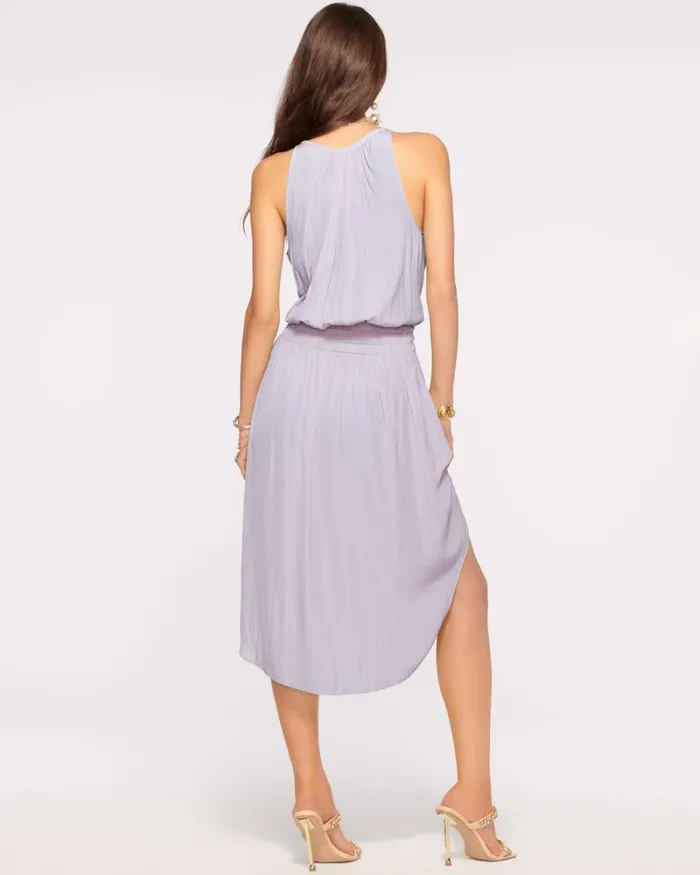 Women Audrey Smocked Midi Dress Cabernet Ramy Brook Dresses Women Audrey Smocked Midi Dress Cabernet Ramy Brook Dresses
