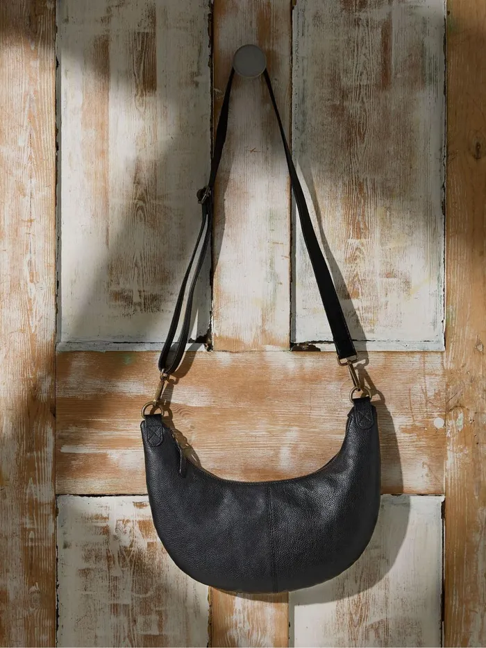 Women Bags and Purses Fat Face Harlow Black Sling Bag