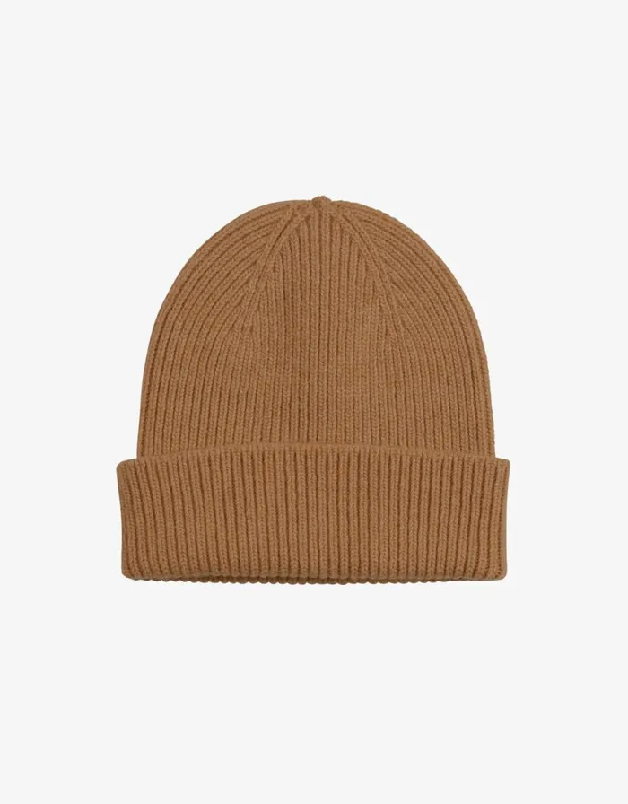 Women Beanies Colorful Standard Merino Wool Beanie Sahara Camel
