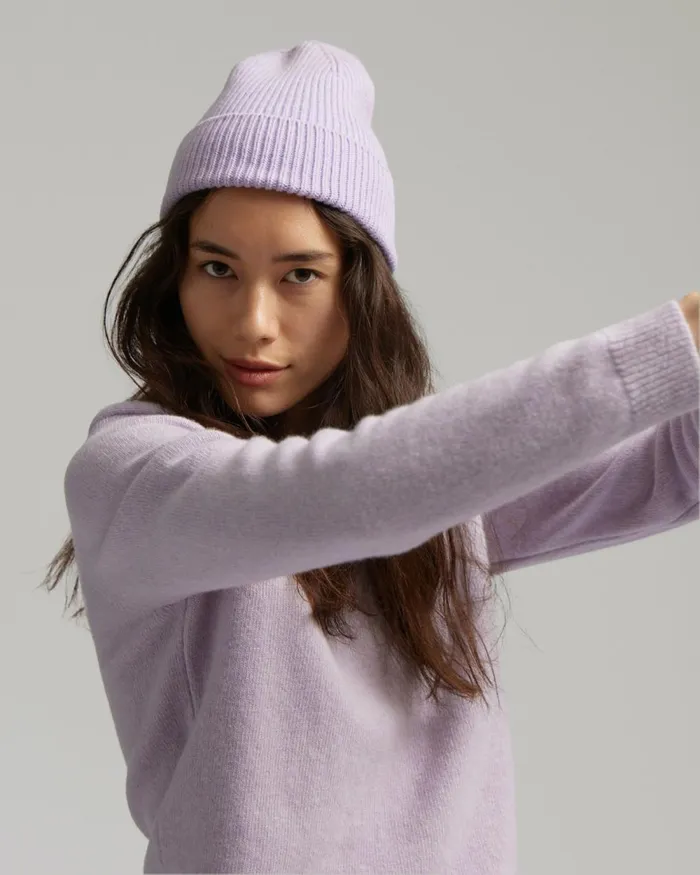 Women Beanies Colorful Standard Merino Wool Beanie Sahara Camel