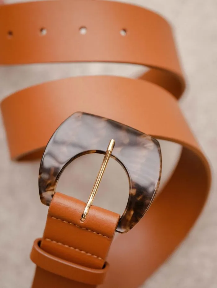 Women Belts Bobbies Murano Amber Camel