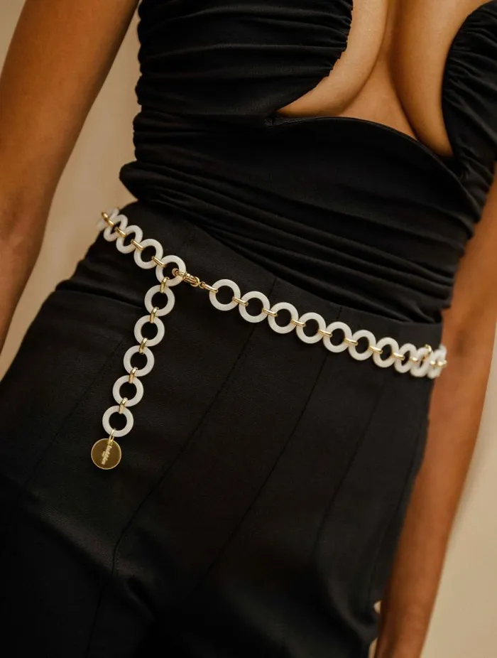 Women Belts Bobbies Vernazza Nacre