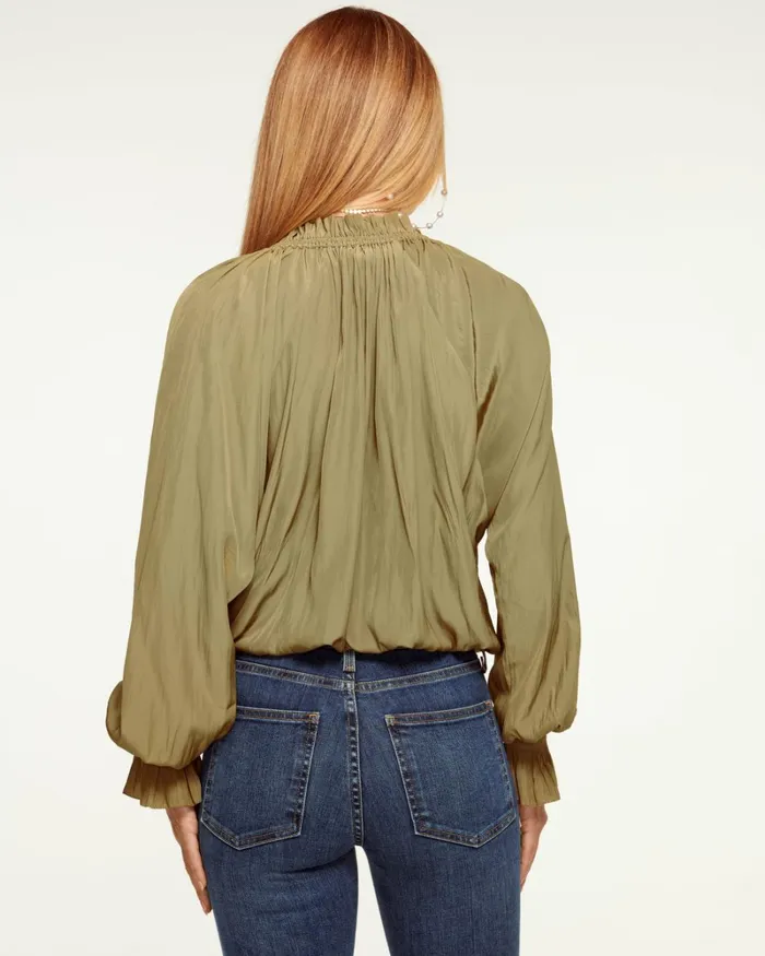 Women Bethany Puff Sleeve Blouse Black Ramy Brook Tops Women Bethany Puff Sleeve Blouse Black Ramy Brook Tops