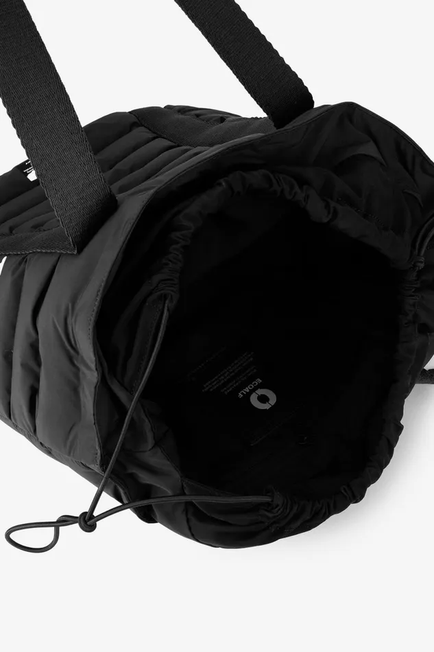 Women Black Pad Tote Bag Ecoalf Handbags