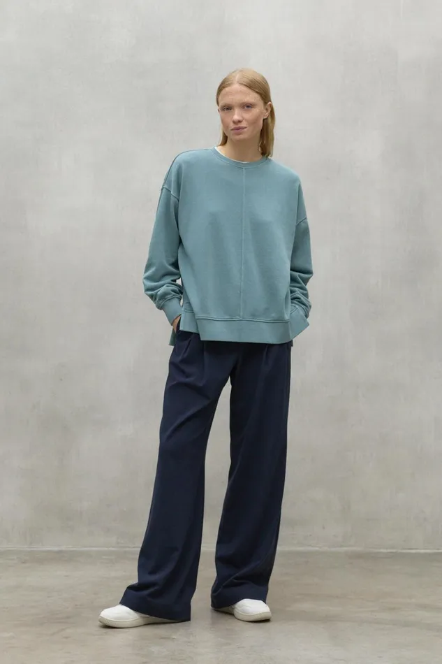 Women Blue Lanus Sweatshirt Ecoalf Sweatshirts