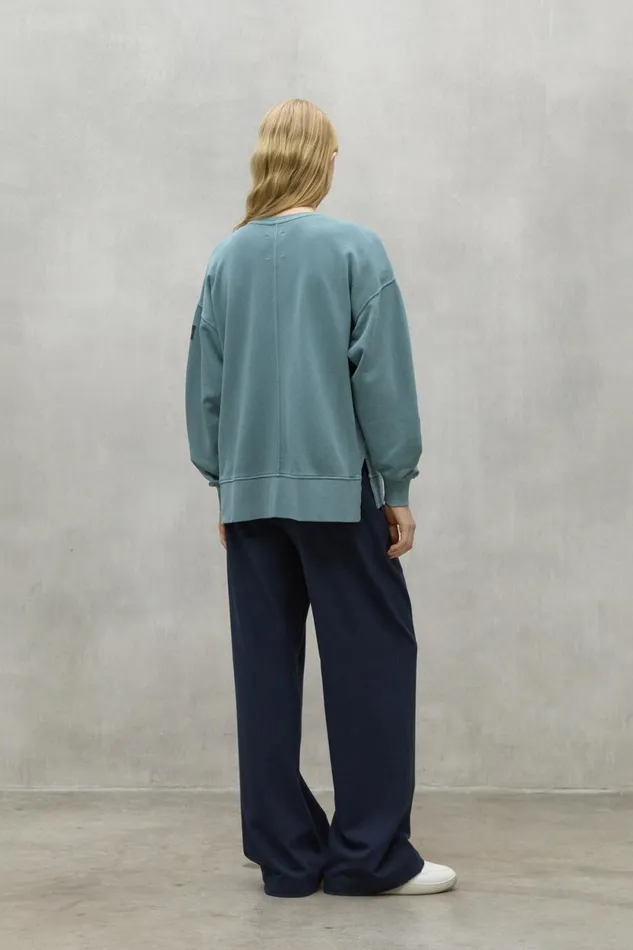 Women Blue Lanus Sweatshirt Ecoalf Sweatshirts