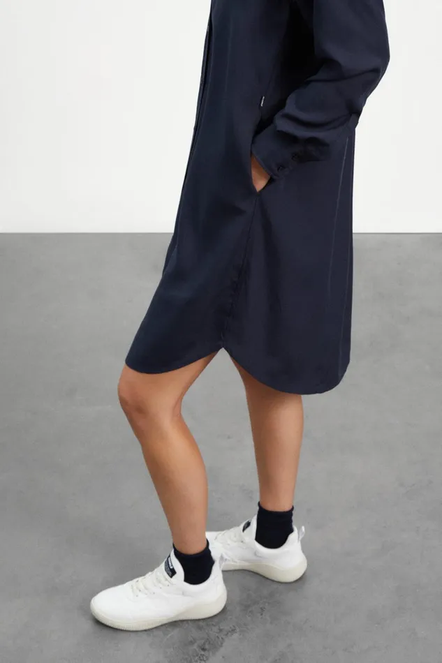 Women Blue Topaz Dress Ecoalf Dresses