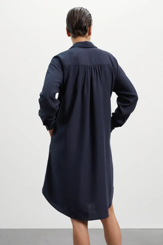 Women Blue Topaz Dress Ecoalf Dresses