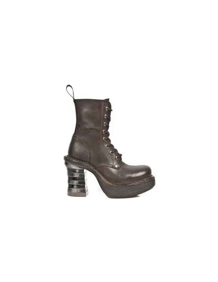 Women Boot Metallic M8354C2 New Rock Heels