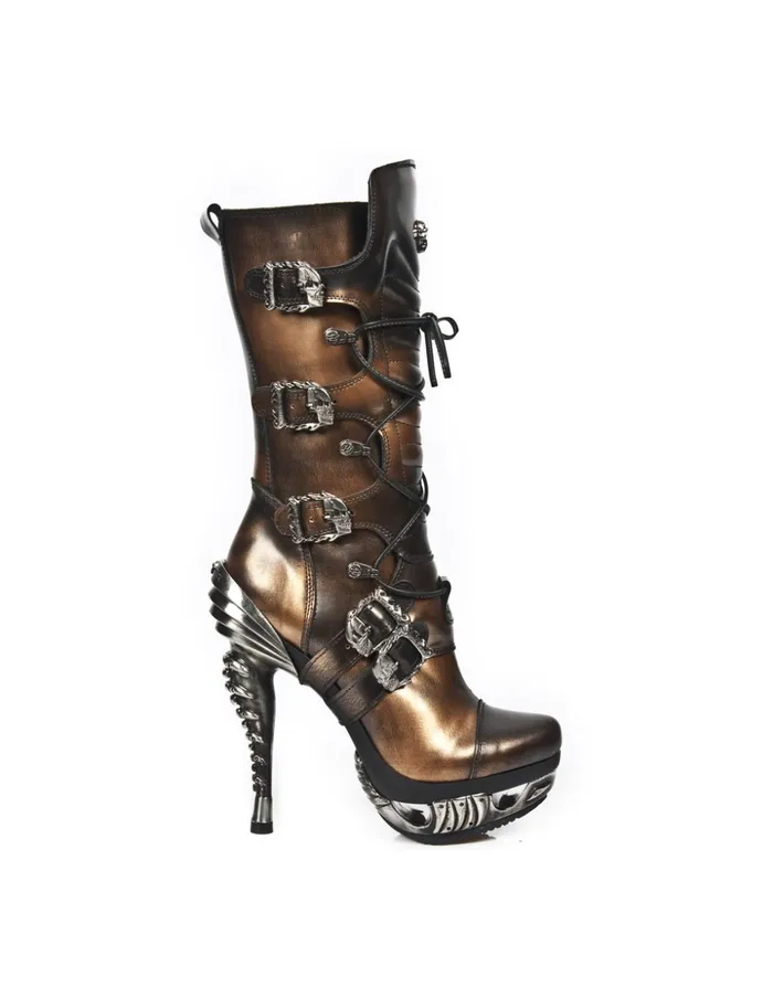 Women Boot Punk MMag006C4 New Rock High Heels