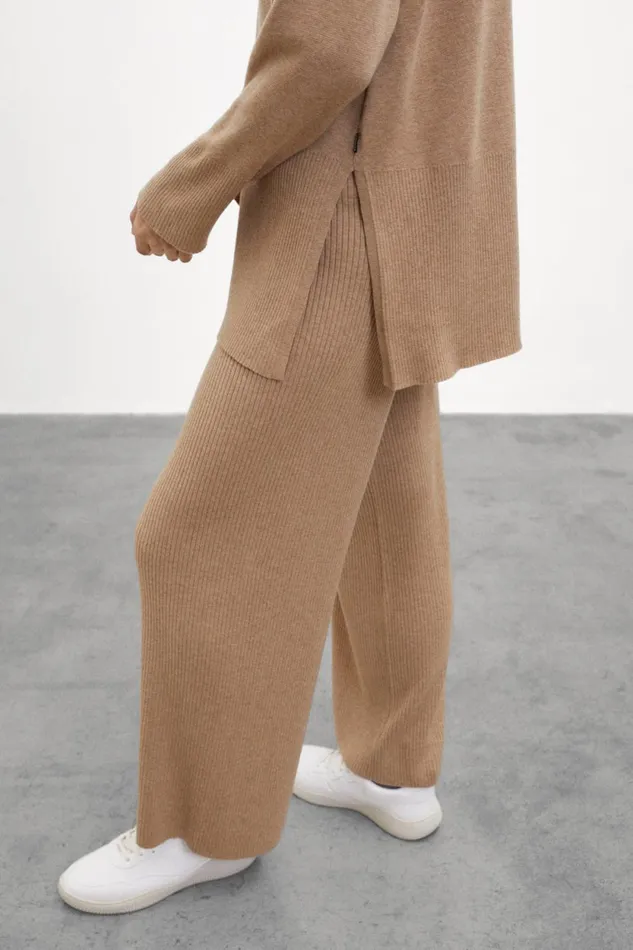 Women Brown Bergamota Knitted Jumper Ecoalf Knitwear
