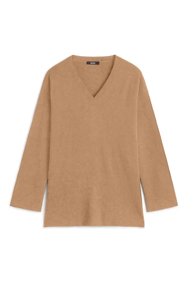 Women Brown Bergamota Knitted Jumper Ecoalf Knitwear