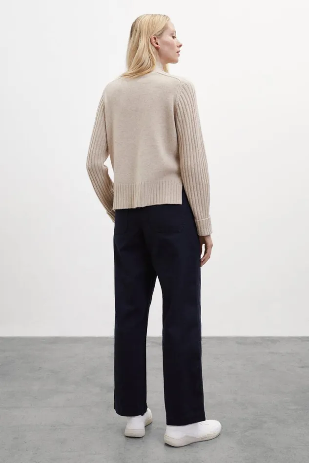 Women Brown Eucalipto Knitted Jumper Ecoalf Knitwear