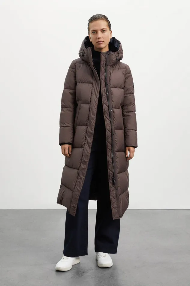 Women Brown Robson Jacket Ecoalf Coats And Jackets