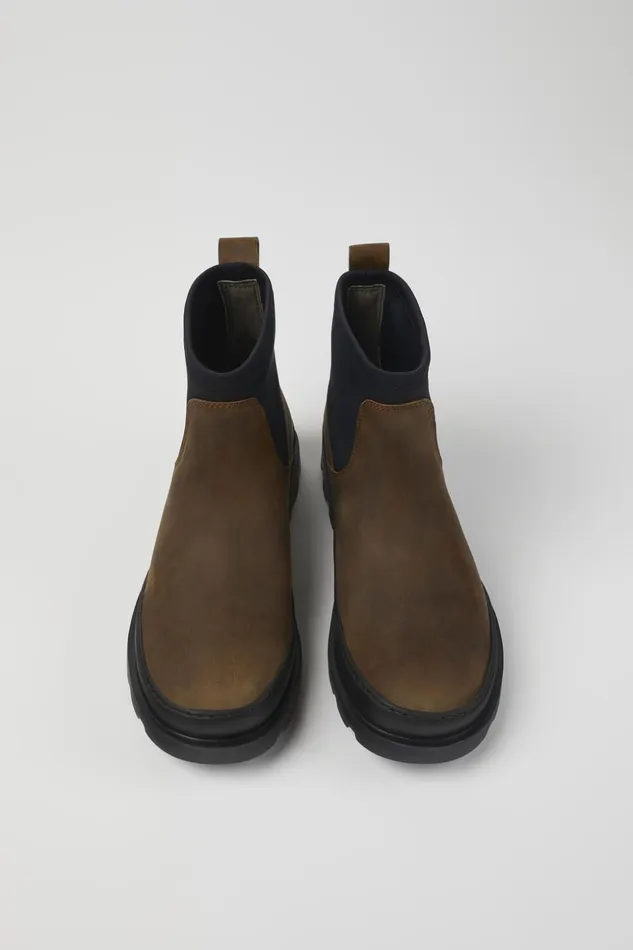 Women Brutus Brown Nubuck Ankle Boots Camper Ankle Boots Women Brutus Brown Nubuck Ankle Boots Camper Ankle Boots