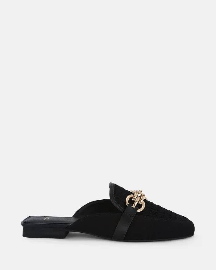 Women CARTA BLACK Slip Ons Loafers NOVO Shoes