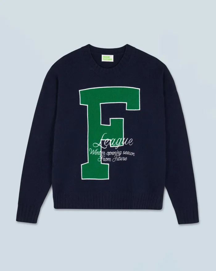 Women Cashmere Sweaters From Future Crewneck Sweater F Navy