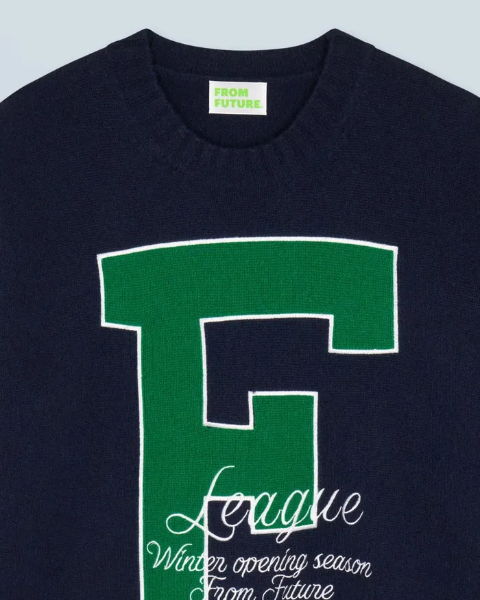 Women Cashmere Sweaters From Future Crewneck Sweater F Navy