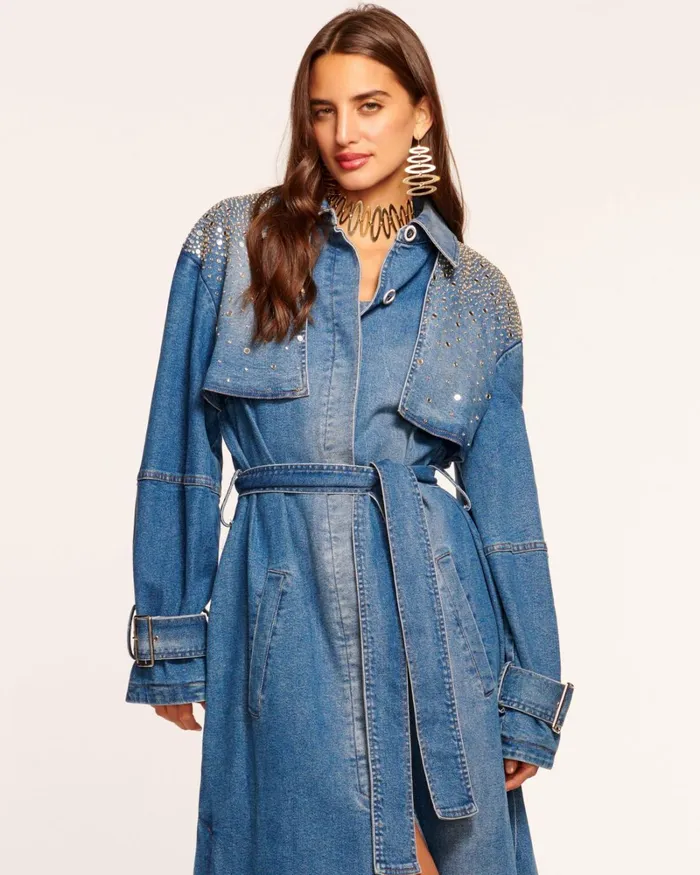 Women Cassandra Jacket Indigo Denim Ramy Brook Denim