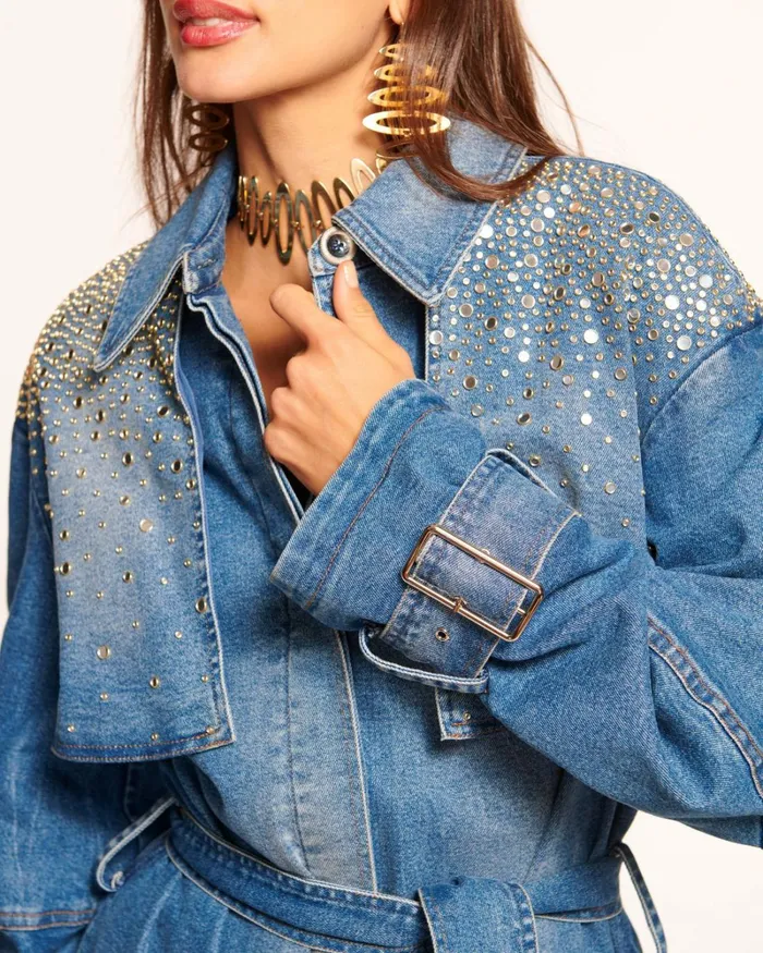 Women Cassandra Jacket Indigo Denim Ramy Brook Denim Women Cassandra Jacket Indigo Denim Ramy Brook Denim