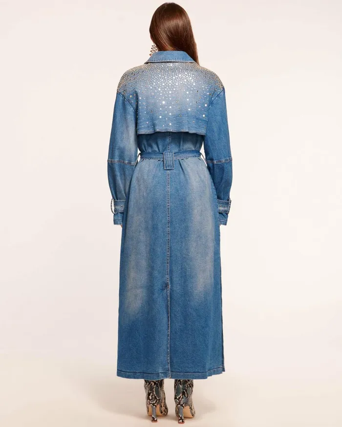 Women Cassandra Jacket Indigo Denim Ramy Brook Denim Women Cassandra Jacket Indigo Denim Ramy Brook Denim