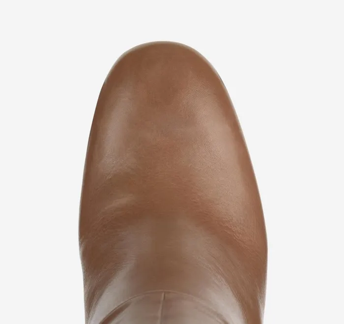 Women Charlotte KneeHigh Boot Cognac Italian Nappa JohnstonandMurphy Heels and Platform Wedges Women Charlotte KneeHigh Boot Cognac Italian Nappa JohnstonandMurphy Heels and Platform Wedges