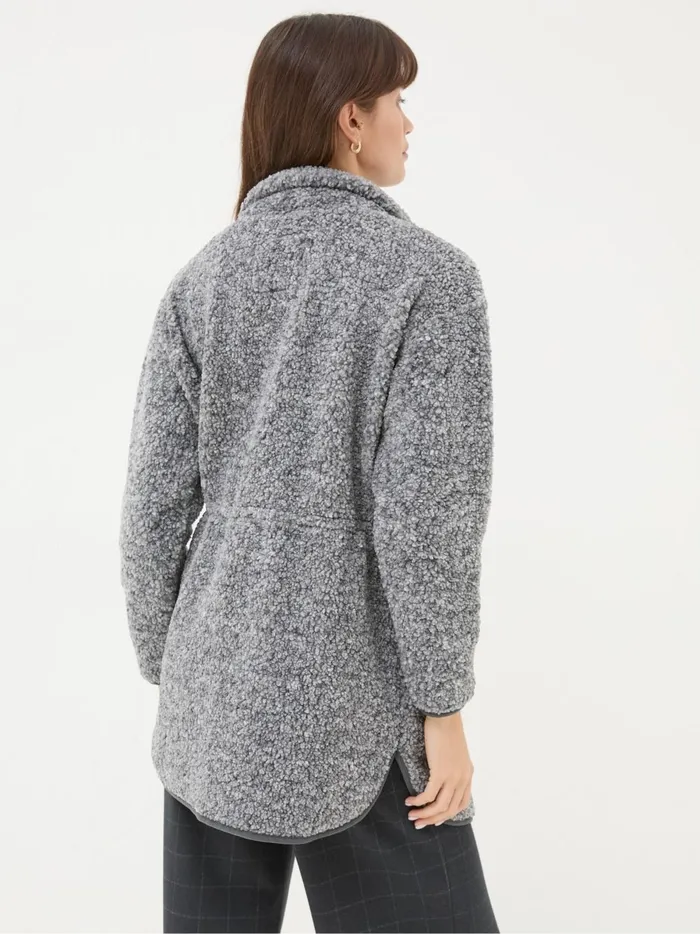 Women Coats and Jackets Fat Face Hadley Grey Fleece Jacket