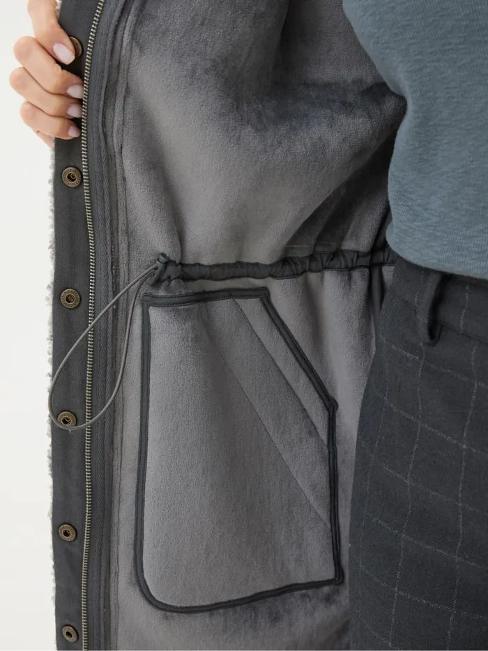 Women Coats and Jackets Fat Face Hadley Grey Fleece Jacket