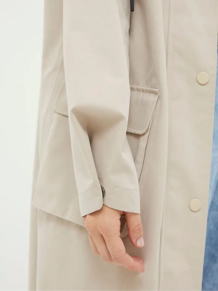 Women Coats and Jackets Fat Face Natural Waterproof Coat