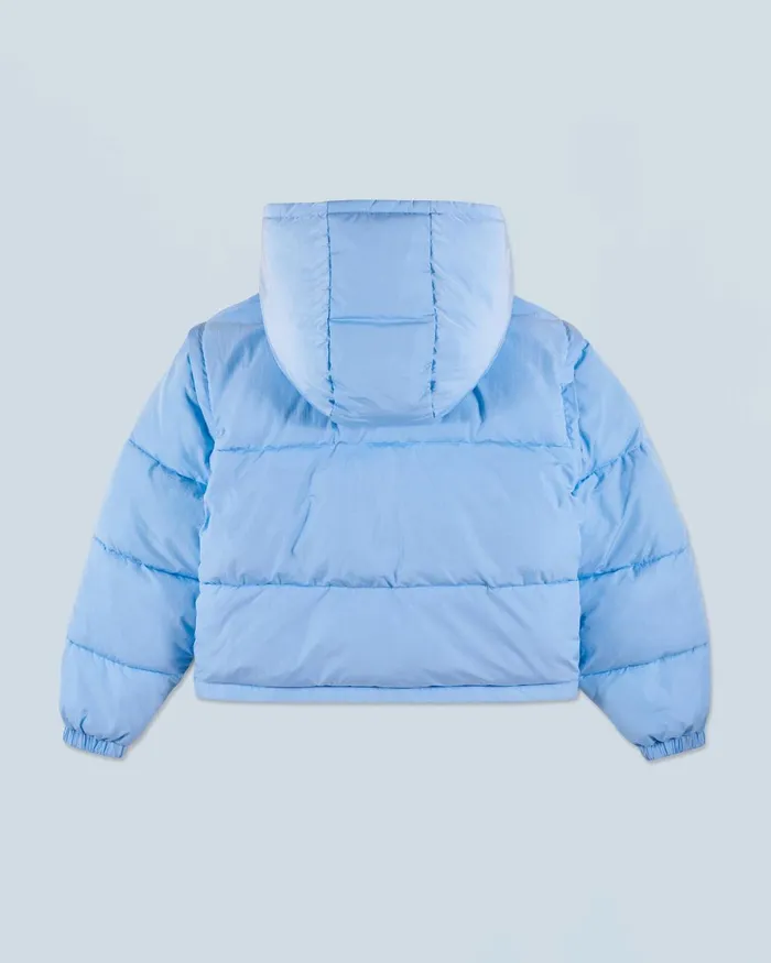 Women Coats and Jackets From Future Outerwear Craquele Down Jacket Baby Blue