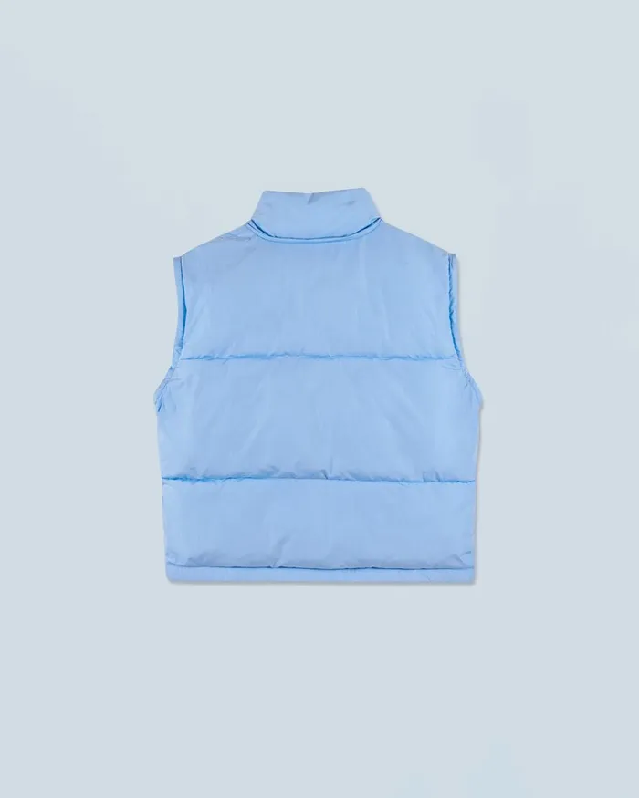 Women Coats and Jackets From Future Outerwear Craquele Down Jacket Baby Blue
