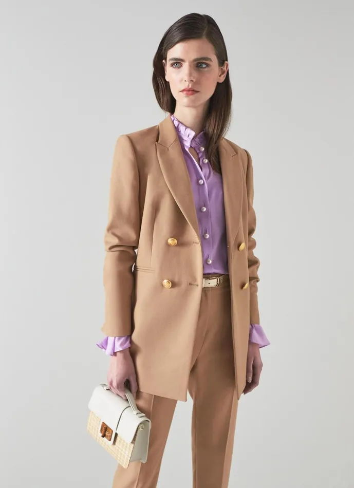 Women Coats and Jackets LKBennett Mariner Camel DoubleBreasted Jacket Camel Women Coats and Jackets LKBennett Mariner Camel DoubleBreasted Jacket Camel