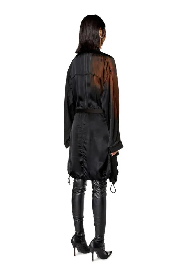 Women DSaran Black Diesel Dresses And Jumpsuits Women DSaran Black Diesel Dresses And Jumpsuits