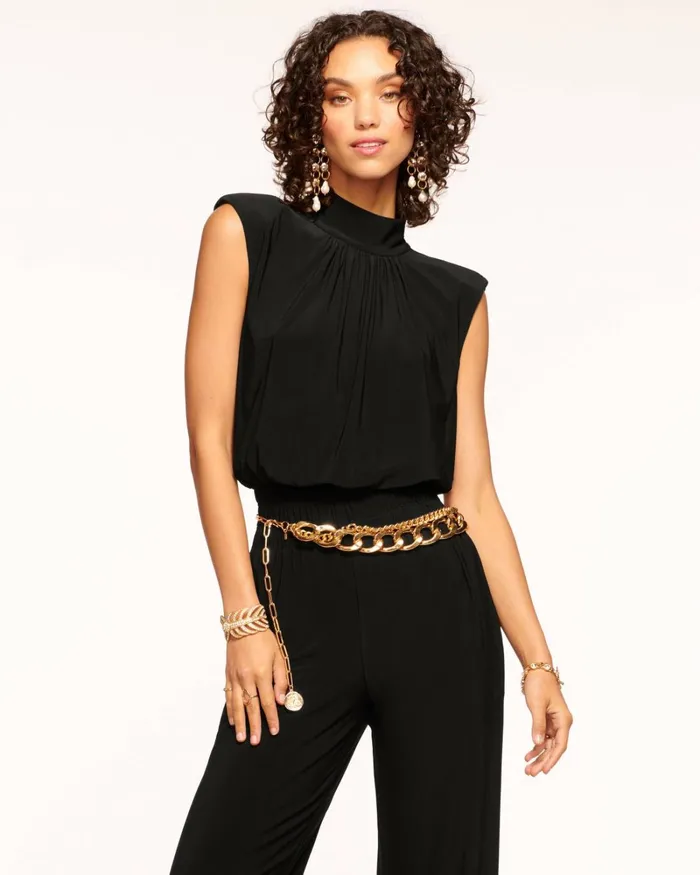 Women Dani Sleeveless Jumpsuit Black Ramy Brook Dresses Women Dani Sleeveless Jumpsuit Black Ramy Brook Dresses