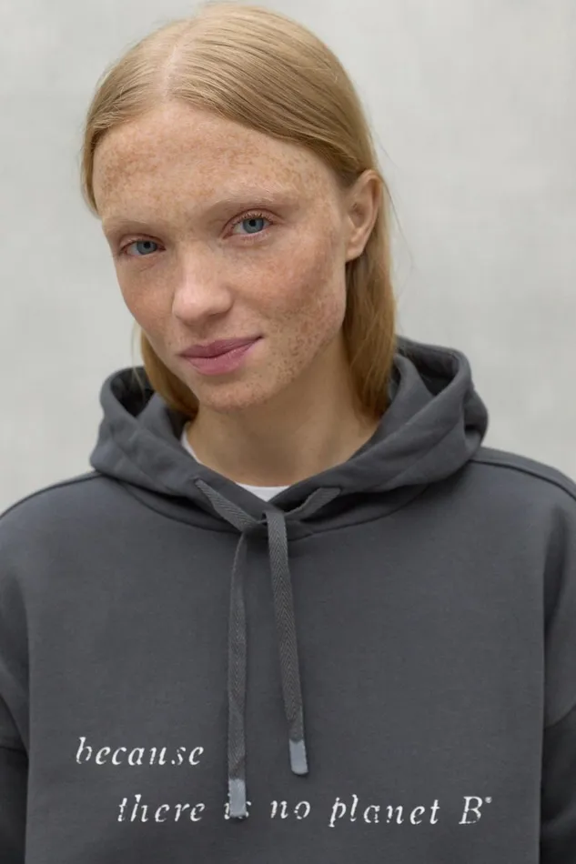 Women Dark Grey Bunol Sweatshirt Ecoalf Sweatshirts