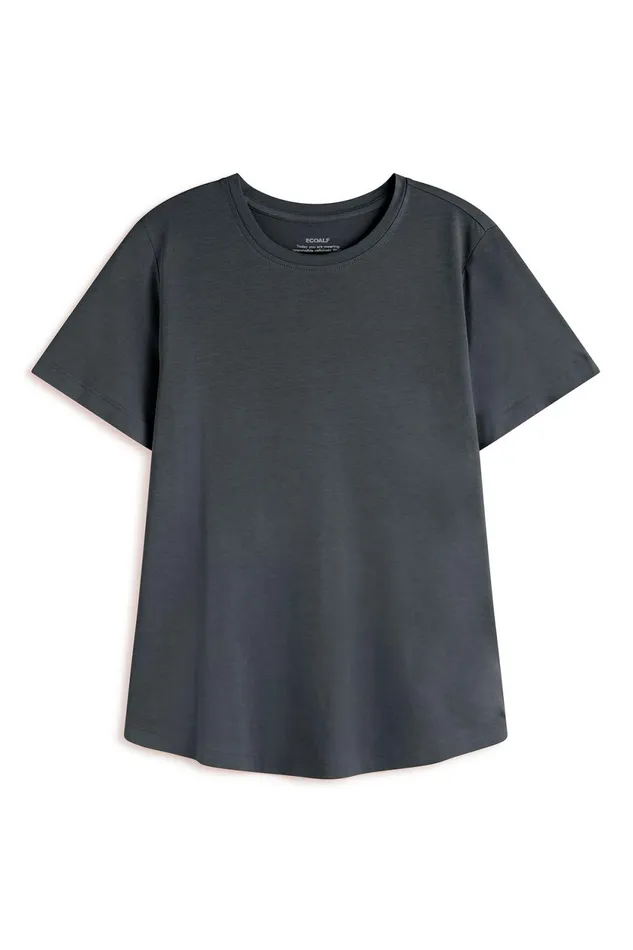 Women Dark Grey Lake TShirt Ecoalf TShirts