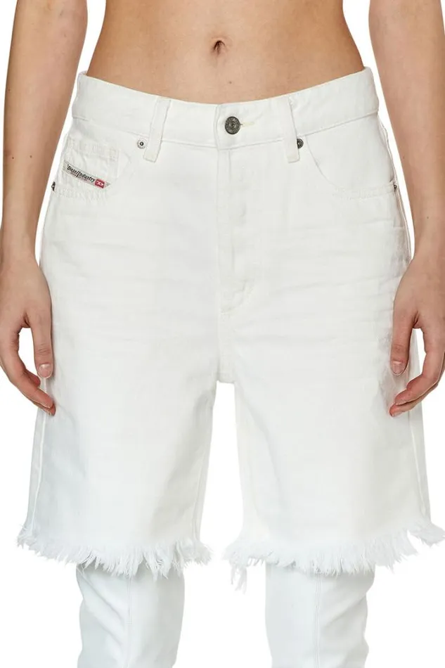 Women DeAmy White Diesel Trousers And Shorts